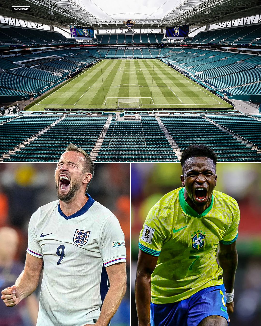 If England and Brazil win their groups and progress, they will