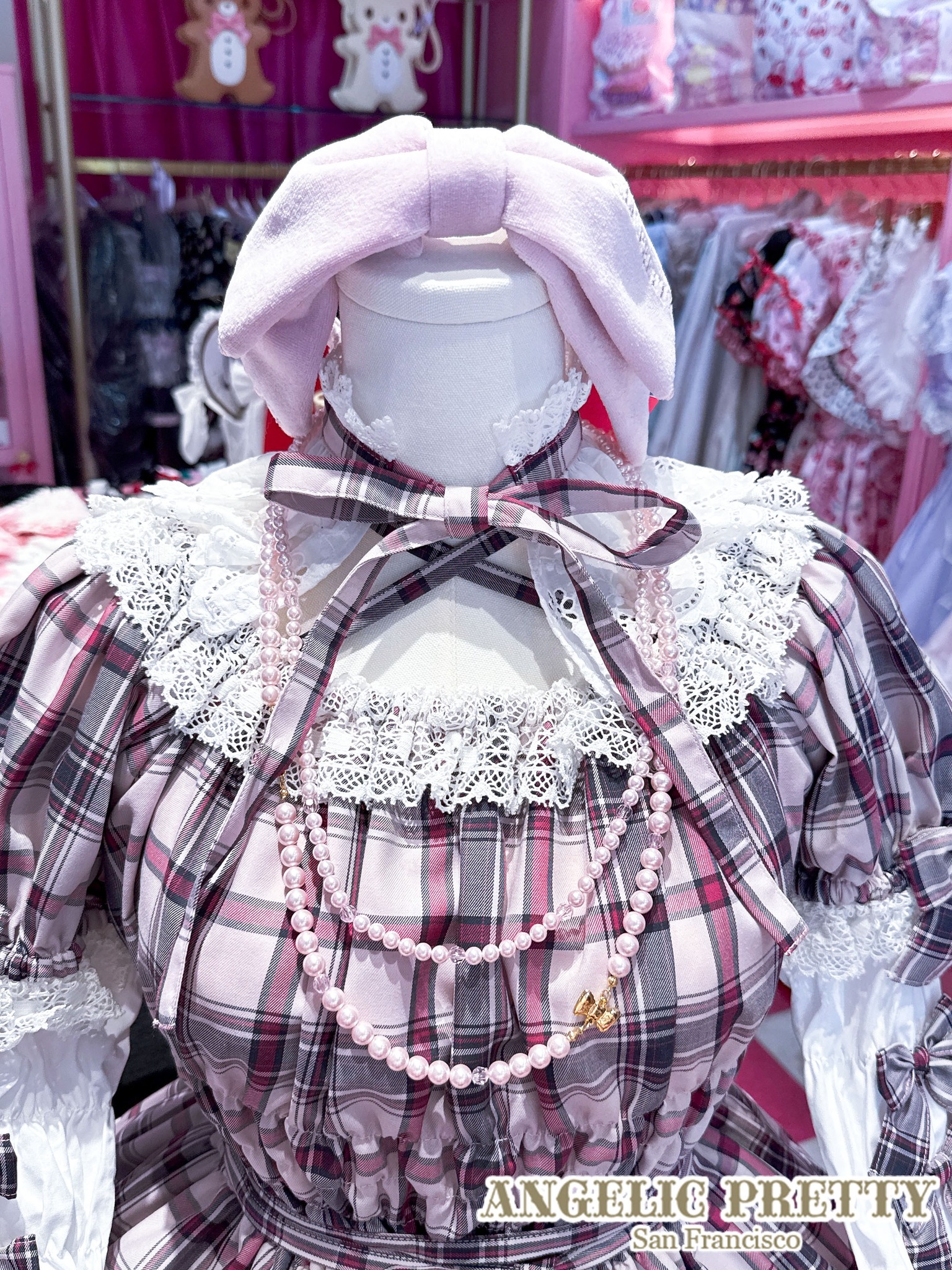 Today's coordinate details😀 🎀Eternal Doll One Piece - Pink