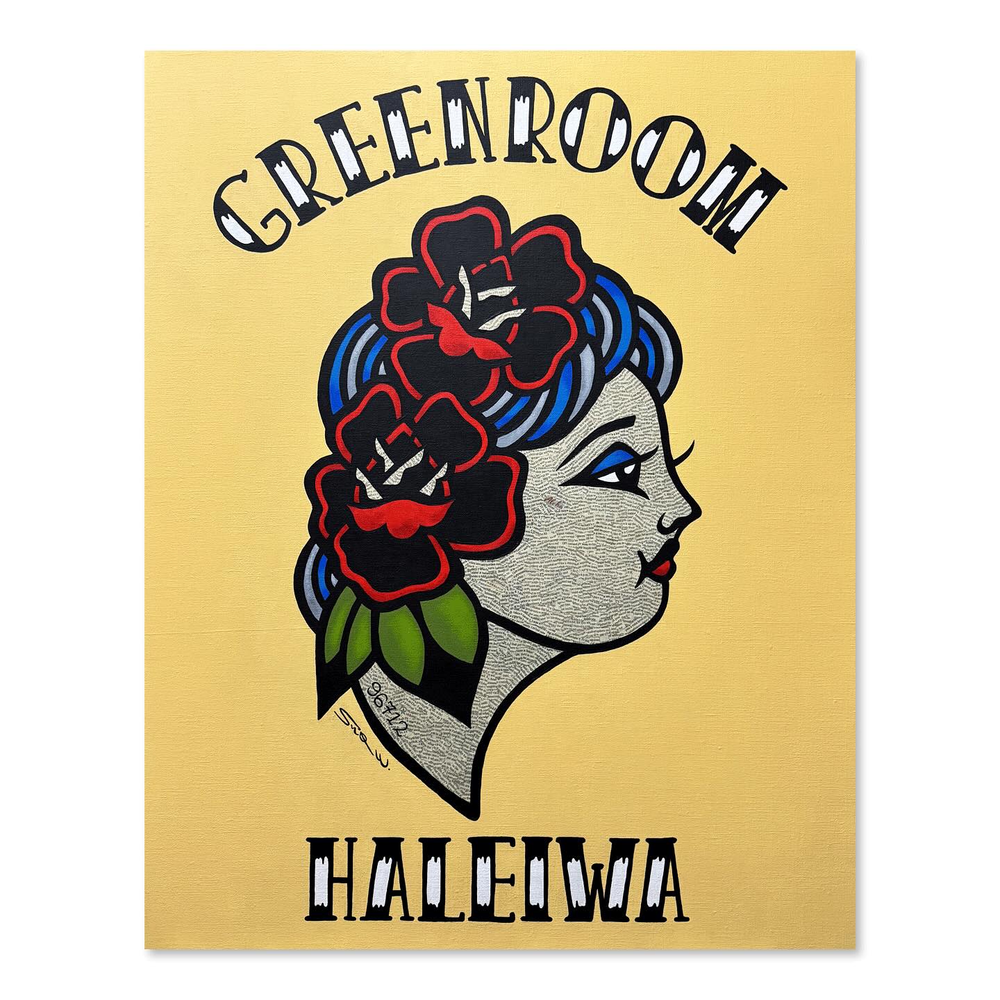 Greenroom gallery sho watanabe 絵 美品 sho watanabe aloha vwbus