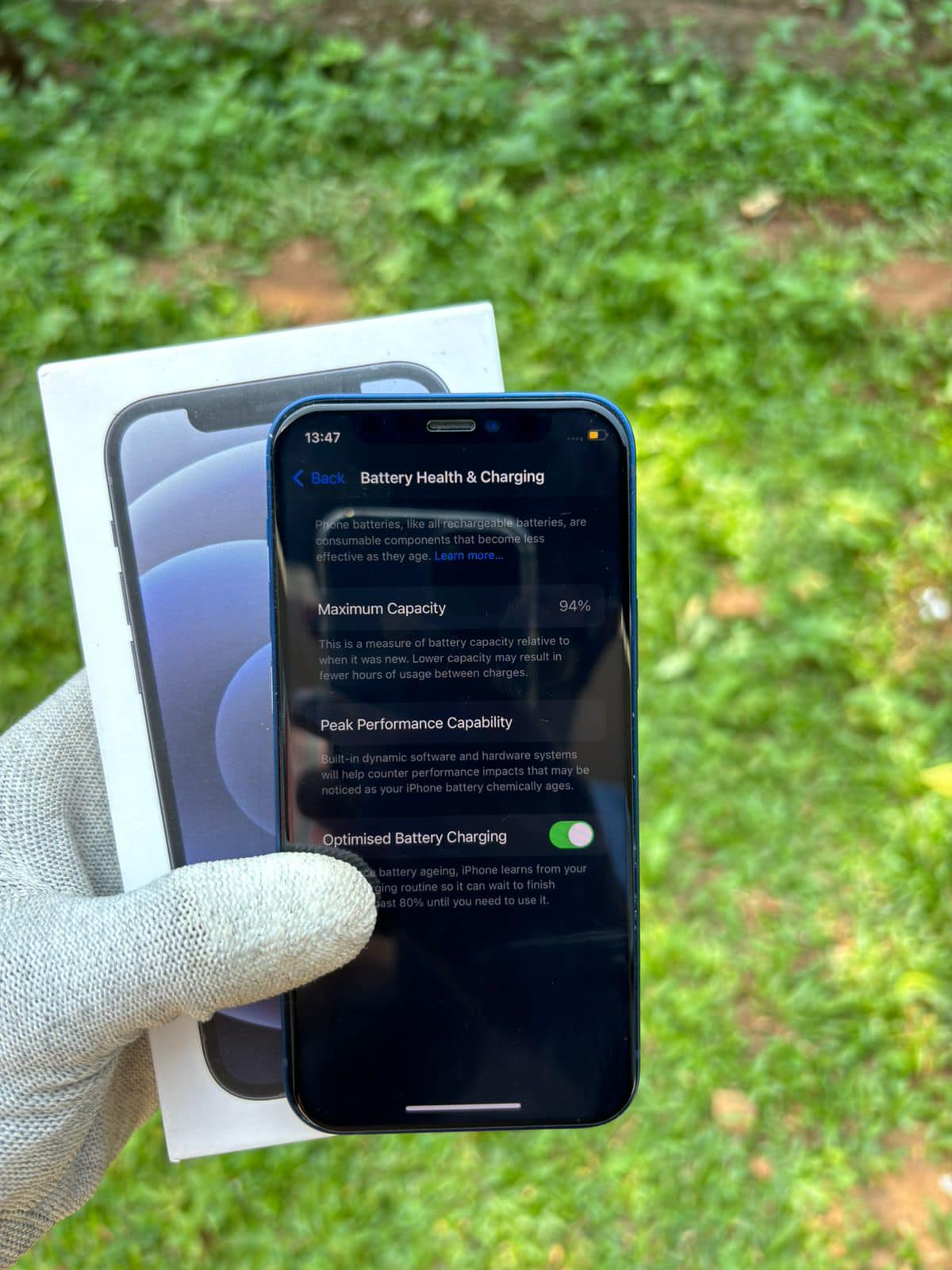 Apple iphone 12 mini 128gb Full set box Condition 99% Face id 100 