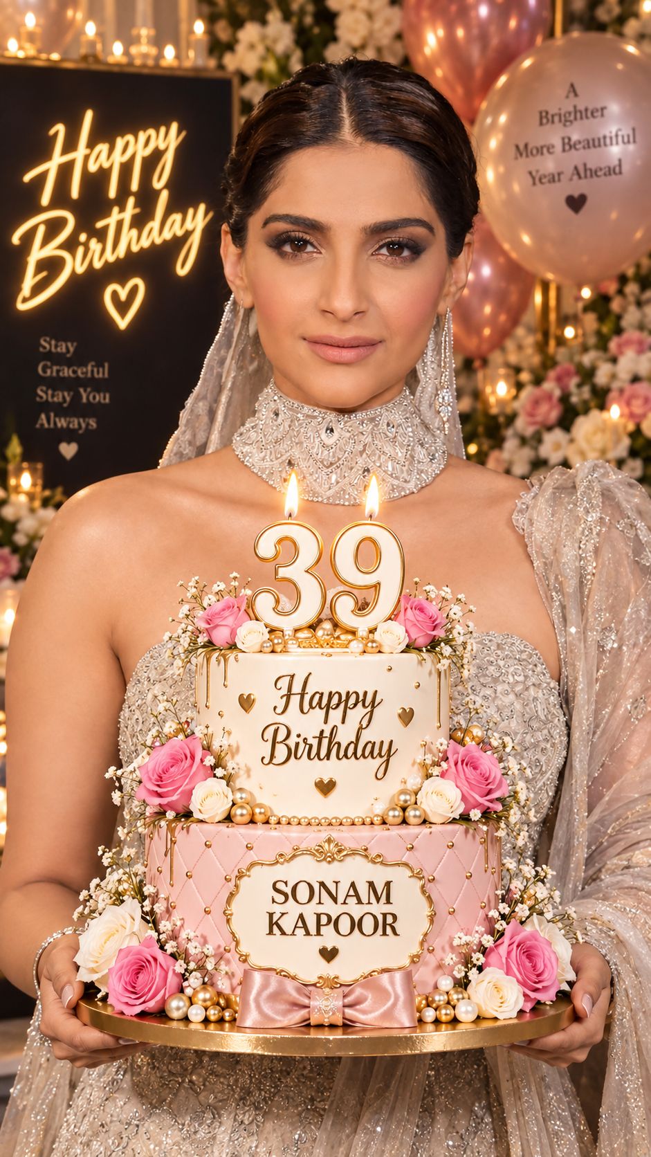 sonam kapoor birthday dress 🎉🎂❤️ Happy to the gorgeous and stylish Kapoor! 👑✨🌸 Wishing a very Happy Birthday to Sonam Kapoor, one of Bollywood's most fashionable and distinctive personalities. With her elegance, confidence, expressive best