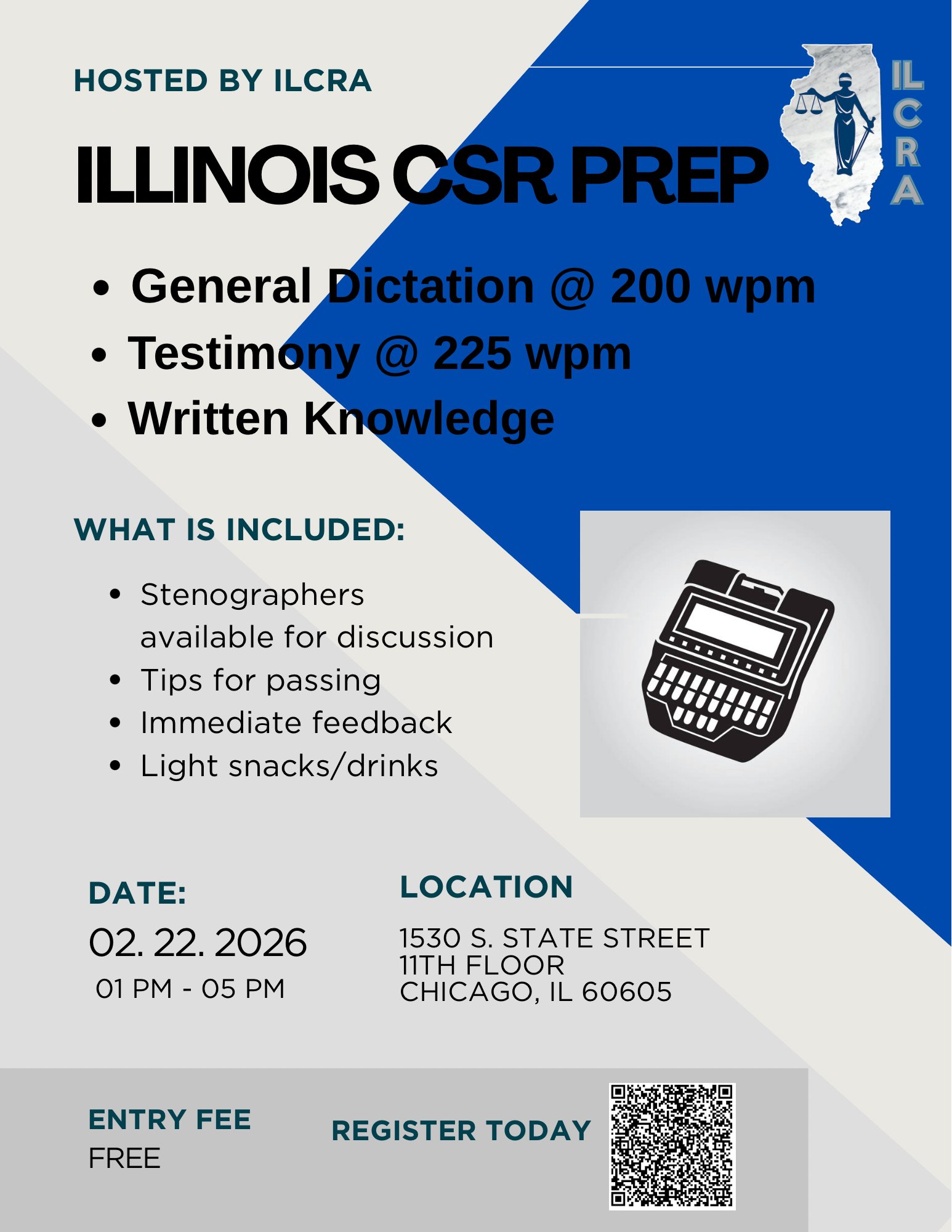 Illinois - IMPORTANT ANNOUNCEMENT FOR STUDENTS FROM ILCRA! Save the ...