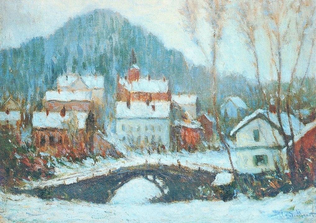 Claude Monet (1840-1926): Village of Sandviken, 1895, oil on