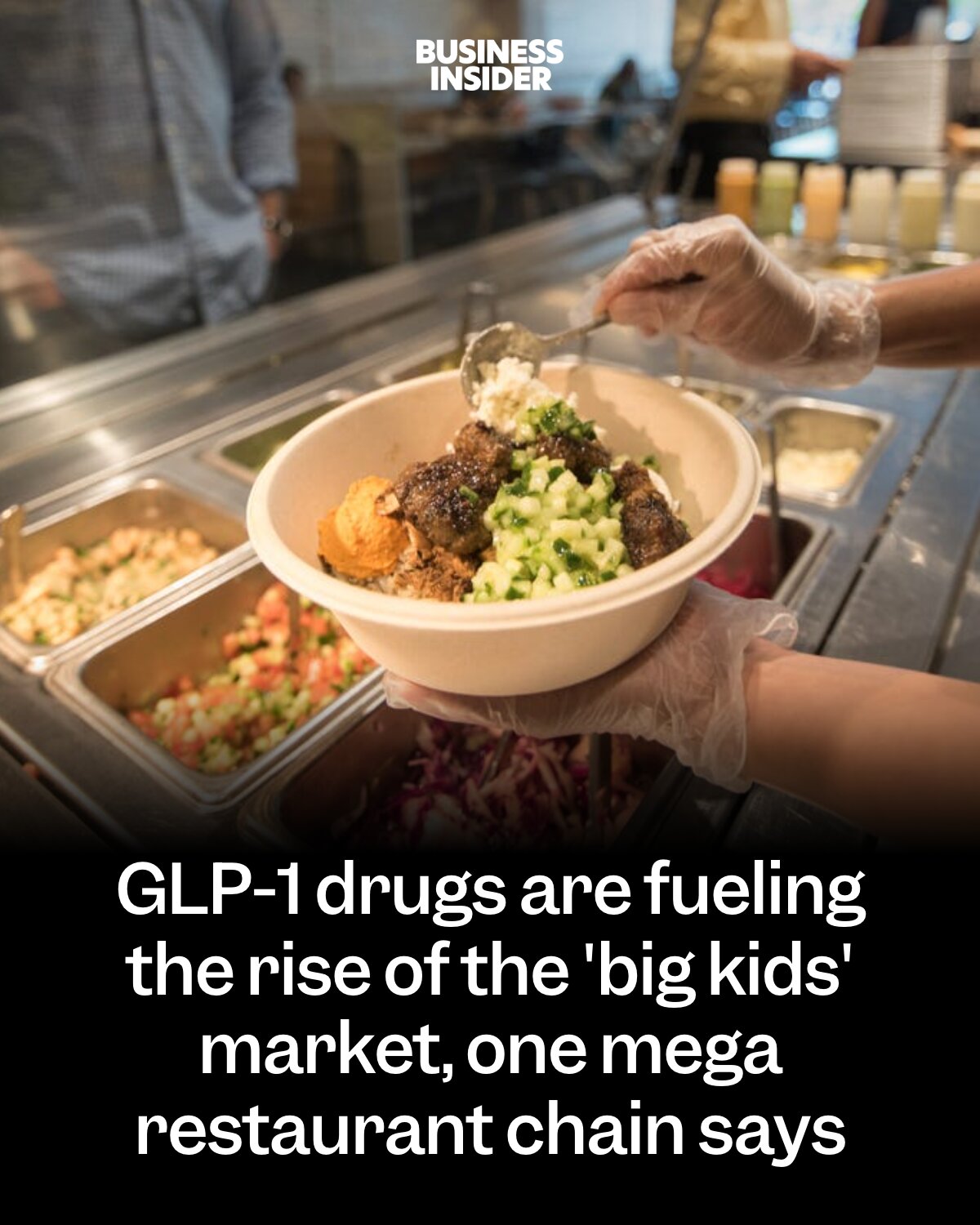 Diners on GLP-1 drugs are increasingly opting for smaller kids meals, said Cava CEO Brett Schulman. (Credit: Getty Images) #Cava #GLP1 #kidsmeals