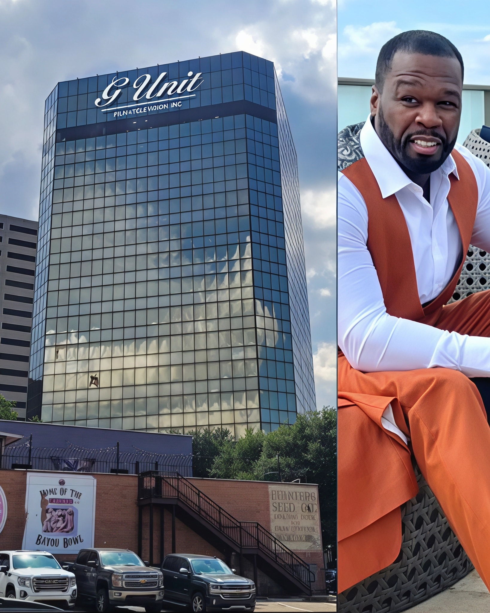 Thug - 50 Cent now has his own G-Unit building 👏💯 | Facebook