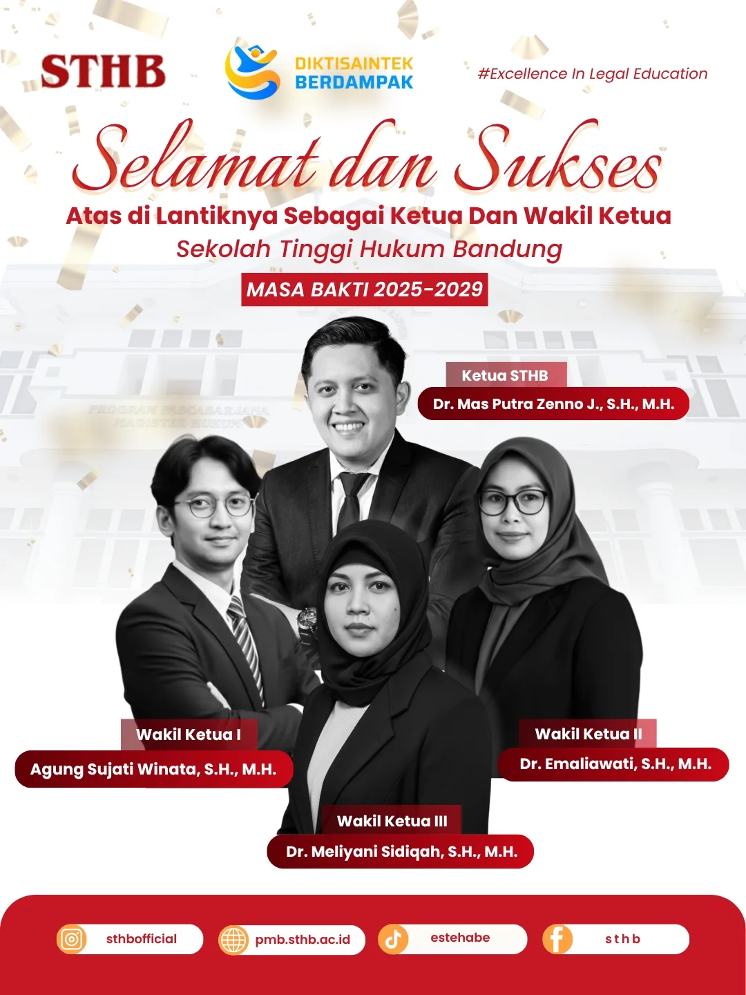 Sekolah - Selamat dan sukses atas pelantikan Bapak/Ibu sebagai Ketua ...