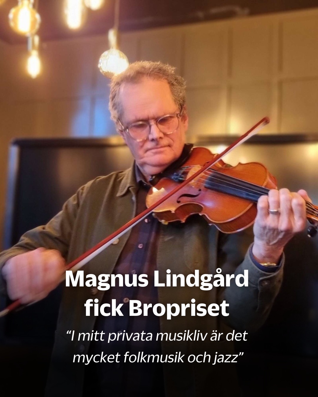Nya - Bropriset gick i år till en person som lär unga spela instrument ...