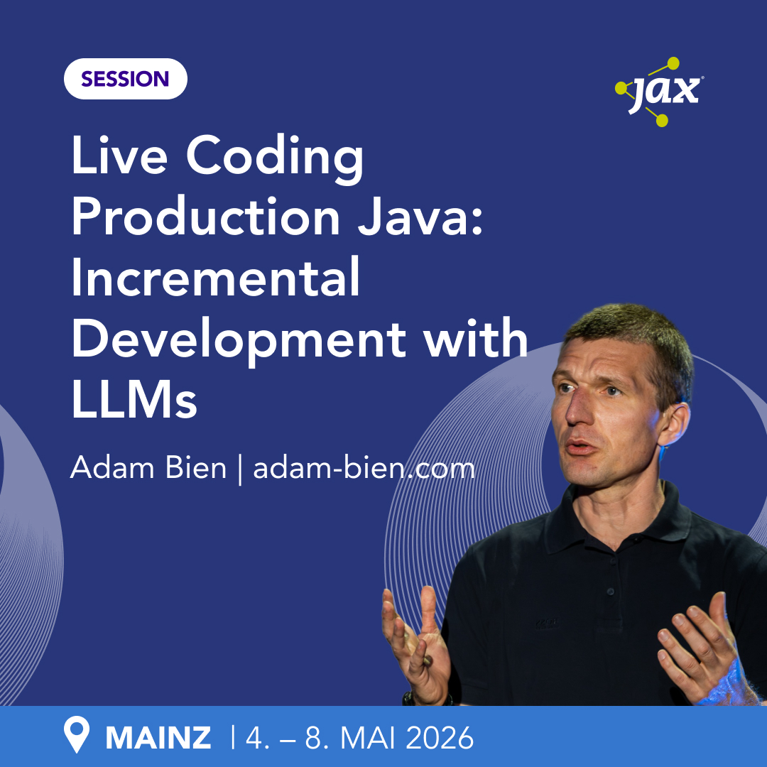 JAX - 🧪 Live Coding: Production Java + LLMs in Action! Java ist dank ...