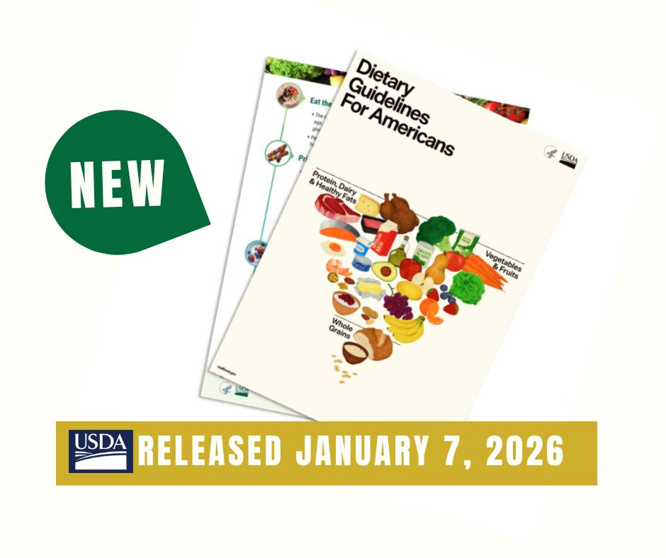 Texas - The 2025–2030 Dietary Guidelines for Americans were released on ...