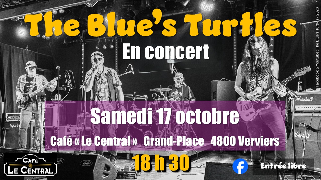 The Blue's Turtles en concert blues-rock.