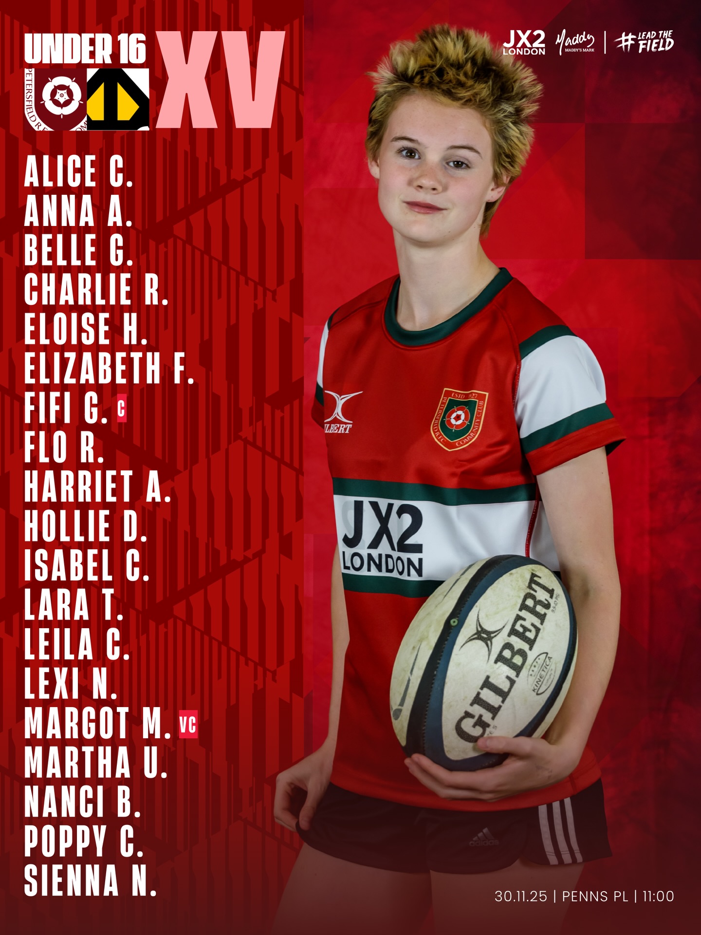 A look at how our Under 16s line... - Petersfield Rugby Club | Facebook