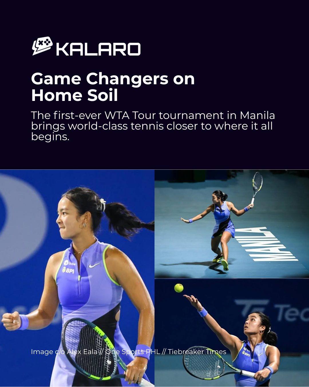 KALARO - The first-ever WTA tournament in Manila is a milestone for ...