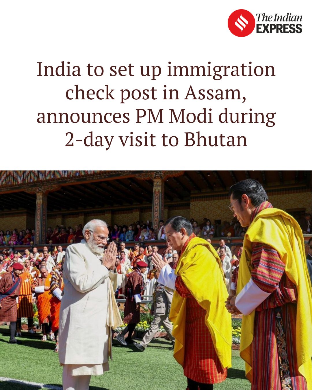 Indian - India to set up immigration check post in Assam, announces PM ...