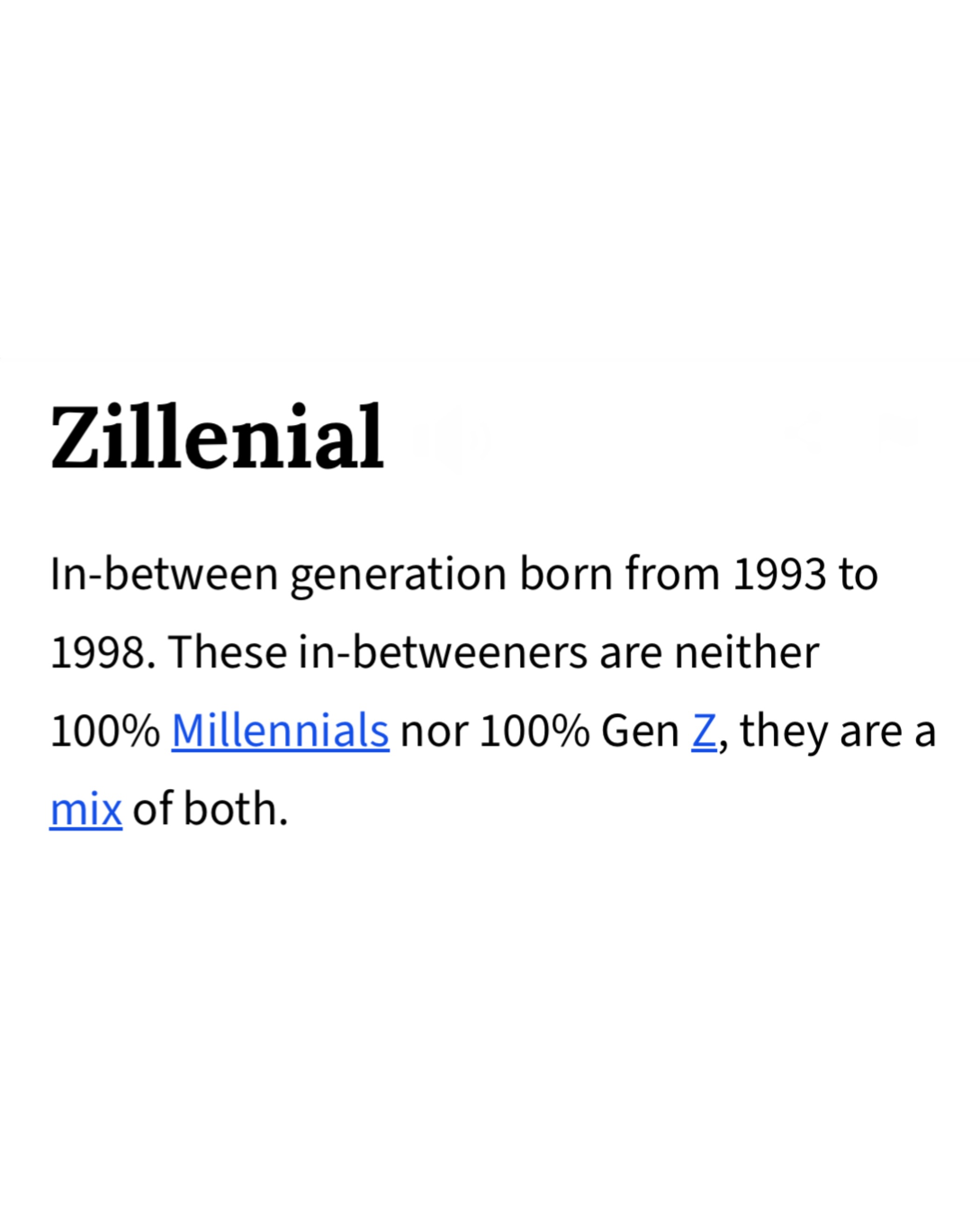 Zillenial generation explained for 1993-1998 births