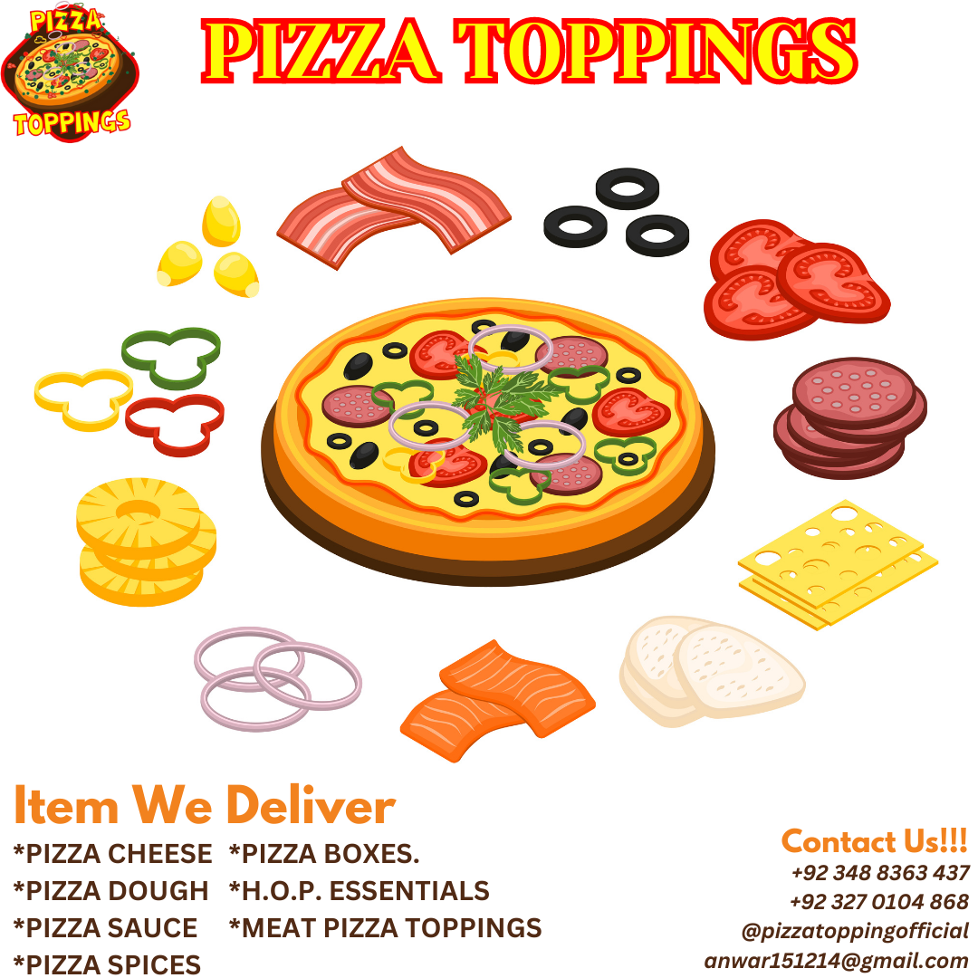 Pizza Toppings - Pizza Toppings ITEMS WE DELIVER. *PIZZA... | Facebook