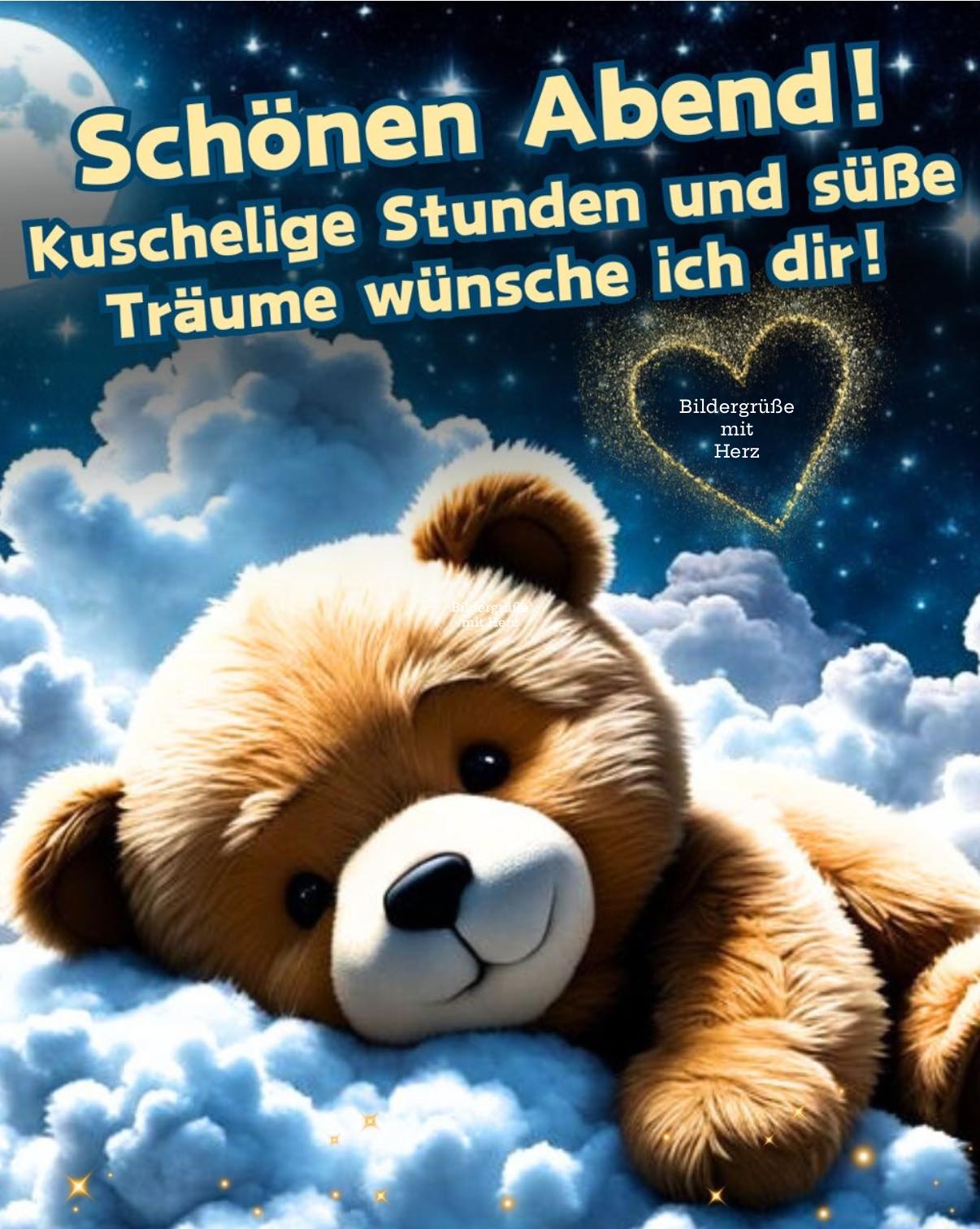 Bildergrusse Mit Herz Schonen Abend