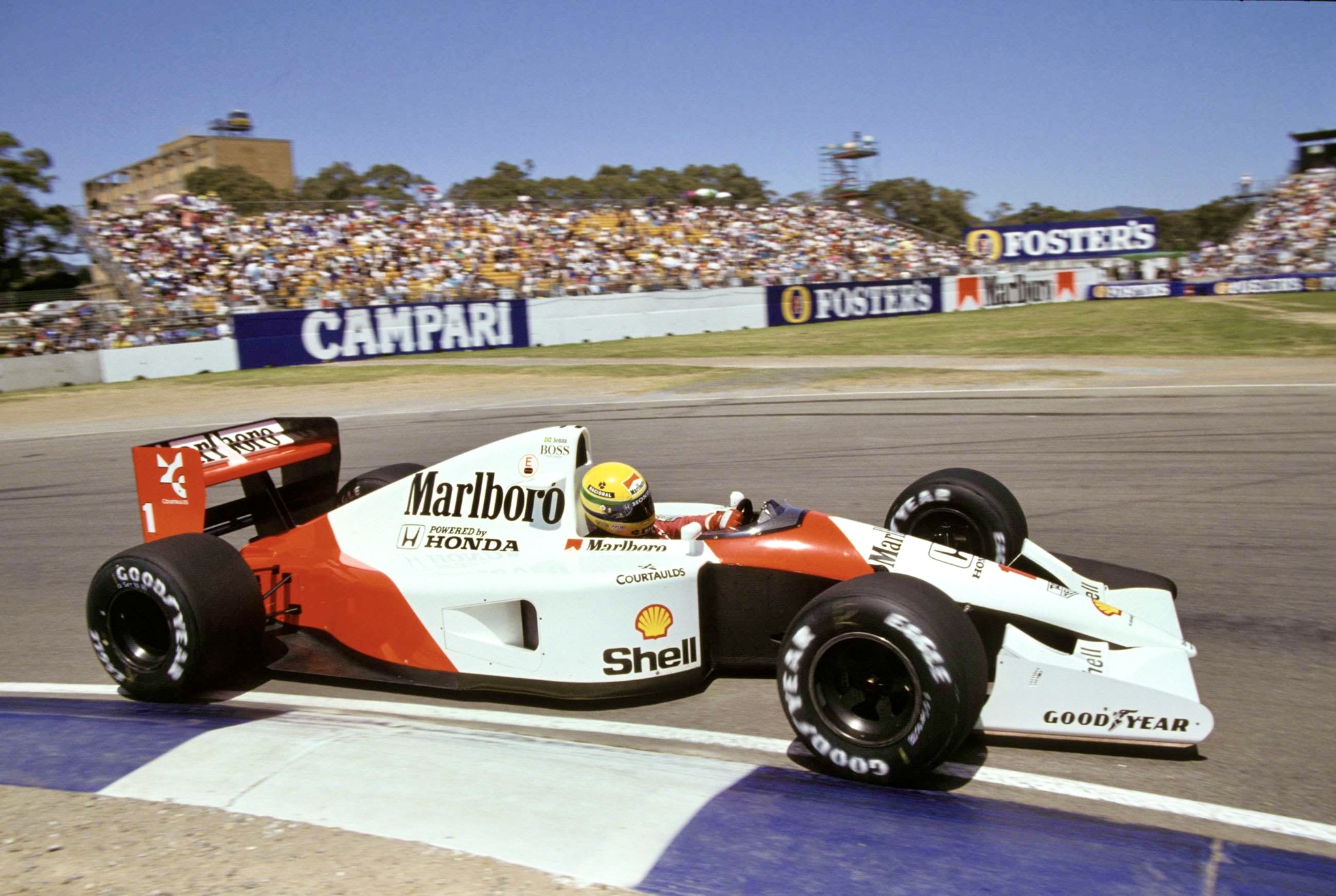 Adelaide - McLaren dominated the first qualifying session for the 1991 ...