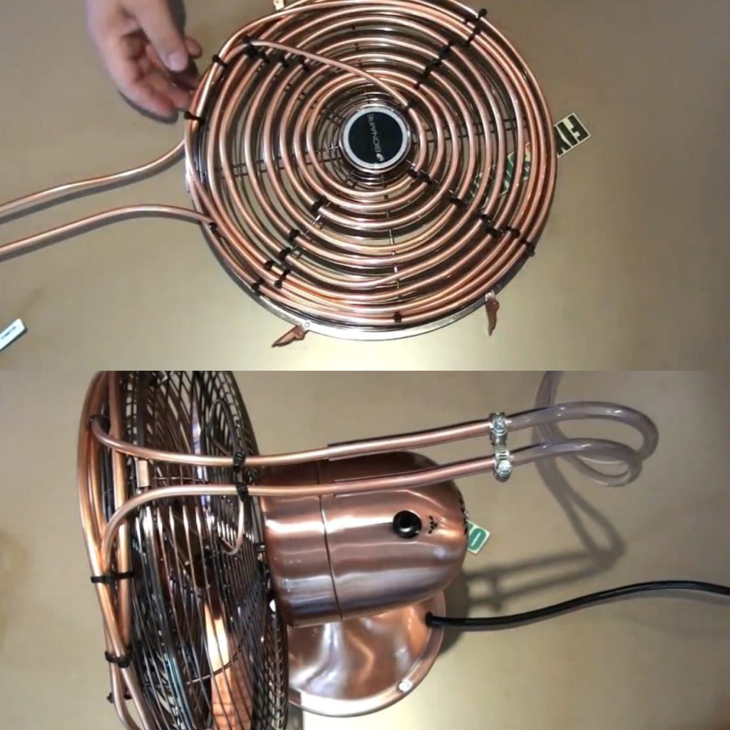 Practical - Turn Your Old Table Fan Into An Homemade Airconditioner AC ...