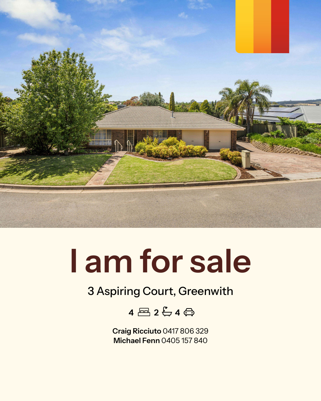 LJ - 𝗙𝗢𝗥 𝗦𝗔𝗟𝗘 3 Aspiring Court, Greenwith 4 Bed | 2 Bath | 4 Car Family ...