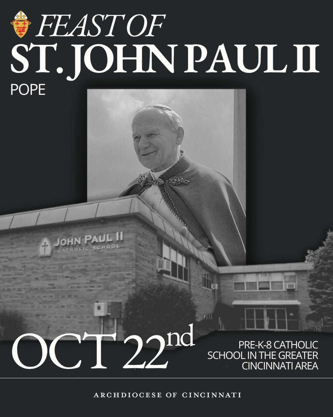 St. - Today we celebrate the Feast of St. John Paul II, a shepherd who ...