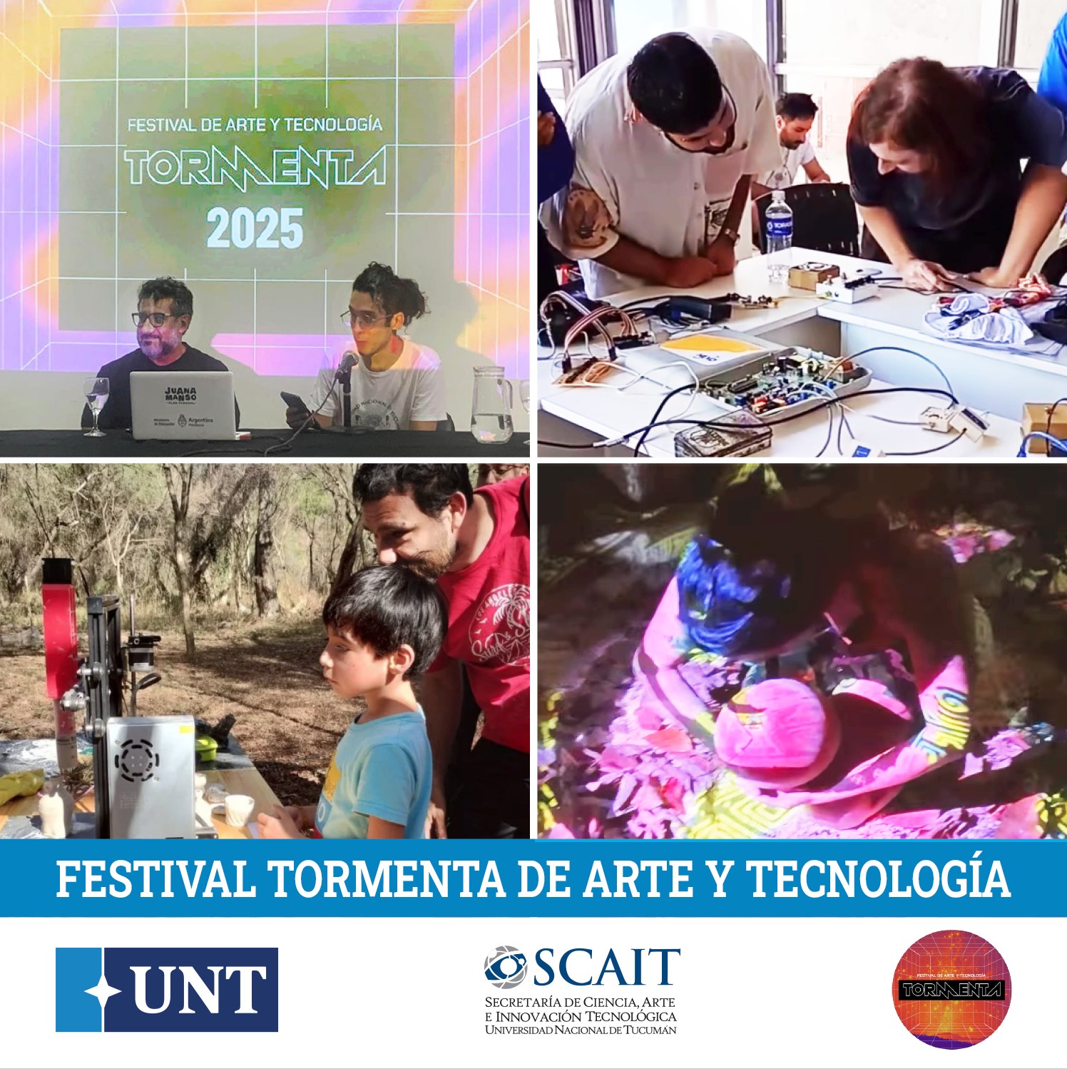 SCAIT - INAUGURACIÓN DEL FESTIVAL TORMENTA DE ARTE Y TECNOLOGÍA 2025 La ...