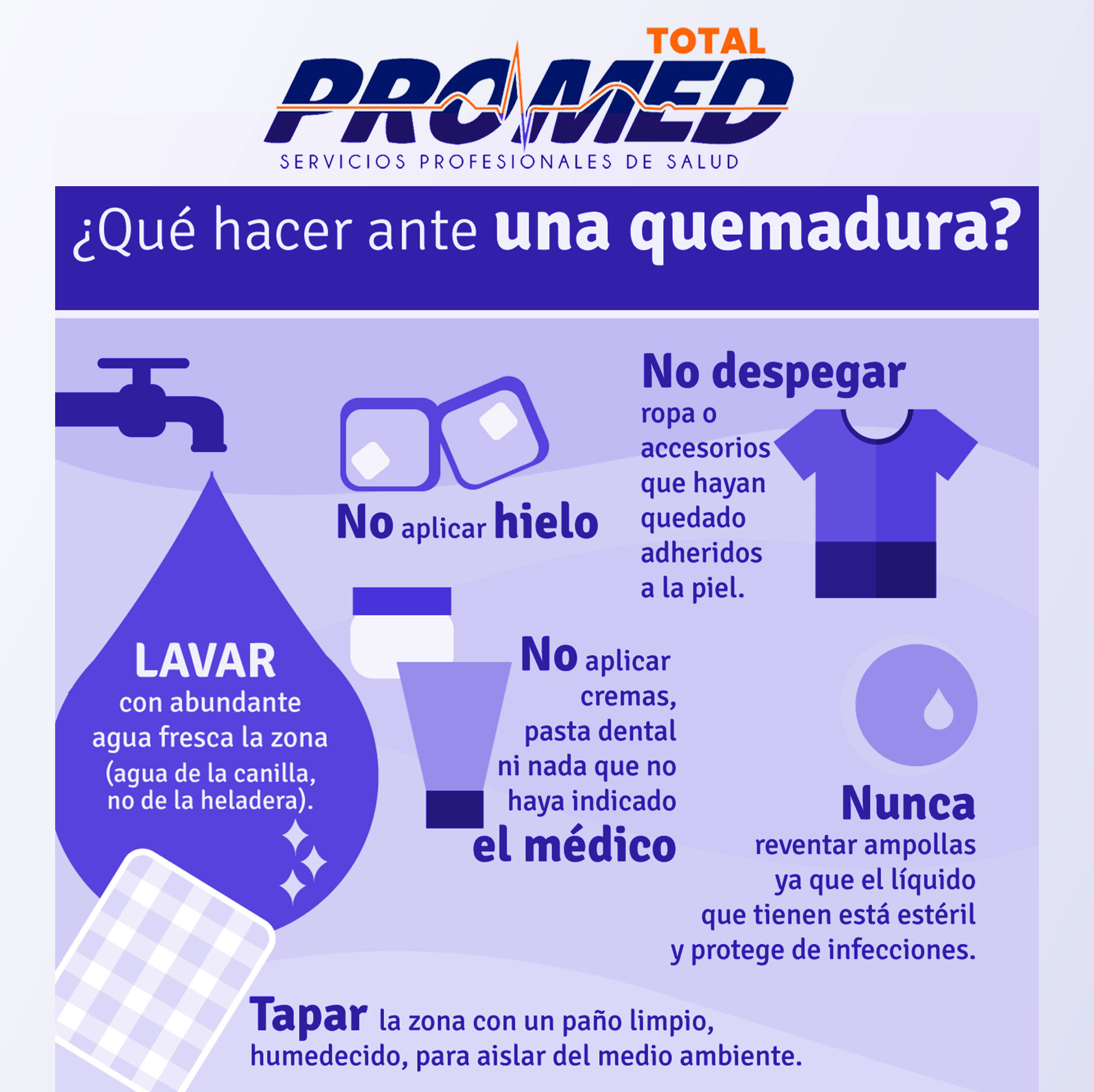 PromedTotal Slp - Las quemaduras suelen ser muy comunes y... | Facebook