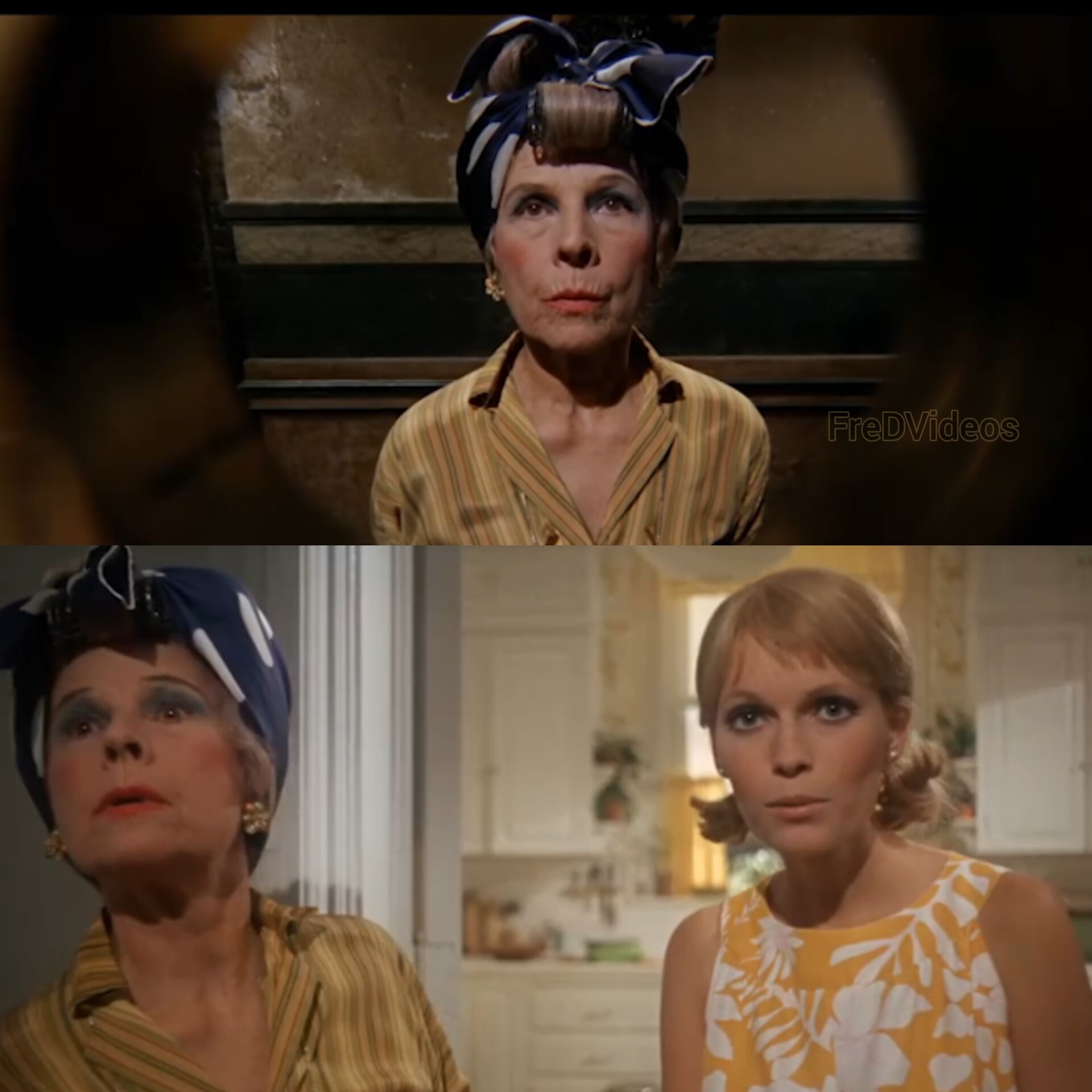 FreD - CUIDADO CON LOS VECINOS. Ruth Gordon y Mia Farrow. 🎬 El bebé de ...