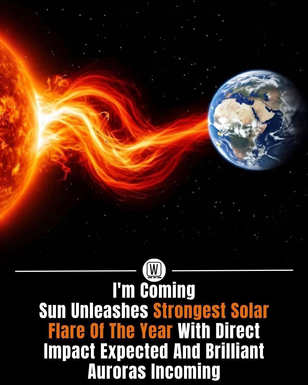 𝑩𝒓𝒂𝒅𝒍𝒆𝒚 - Sun just fired a warning shot. A massive solar flare the most ...