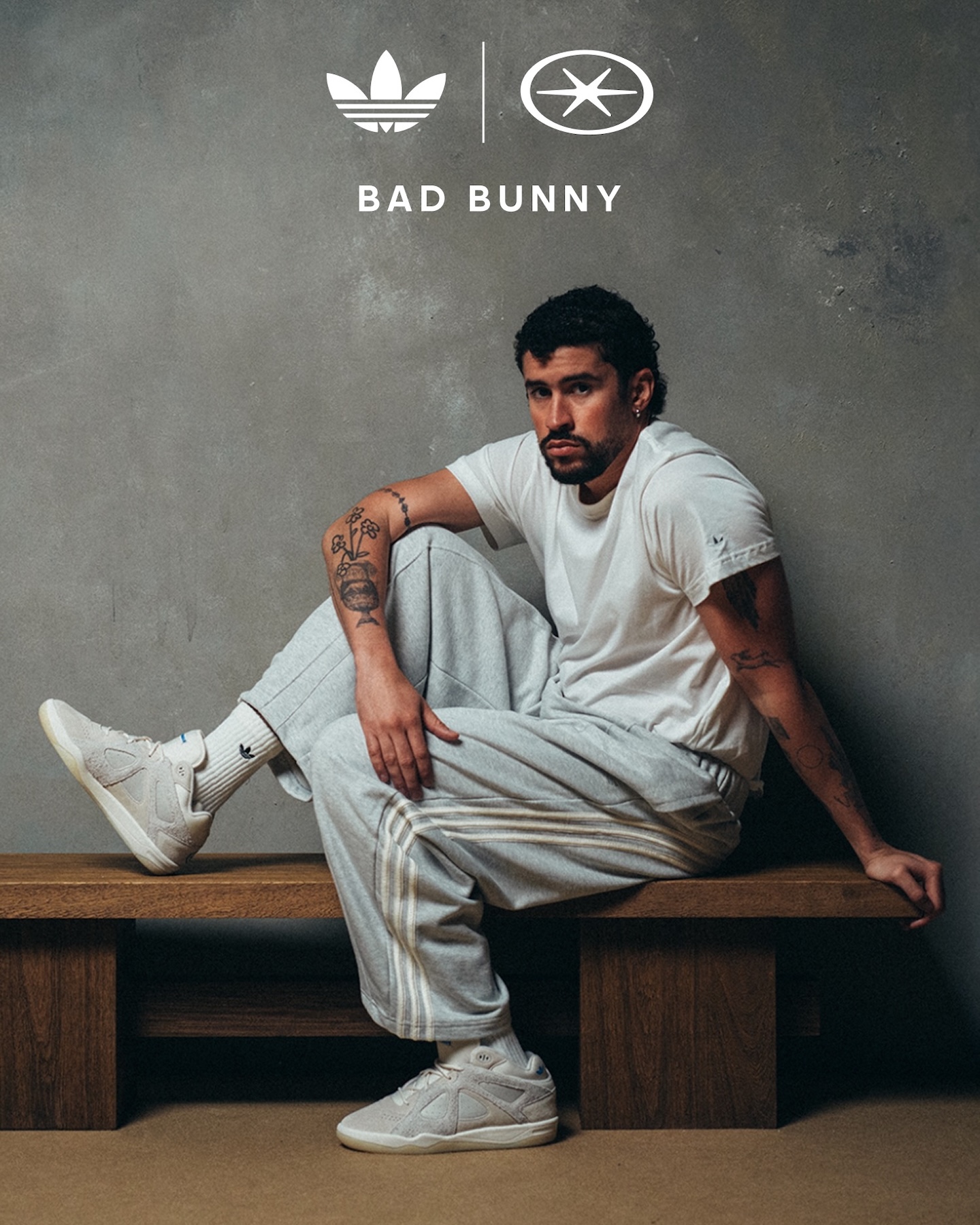 ⚪ ADIDAS BADBO 1.0 TALC Bad Bunny first signature this month 
