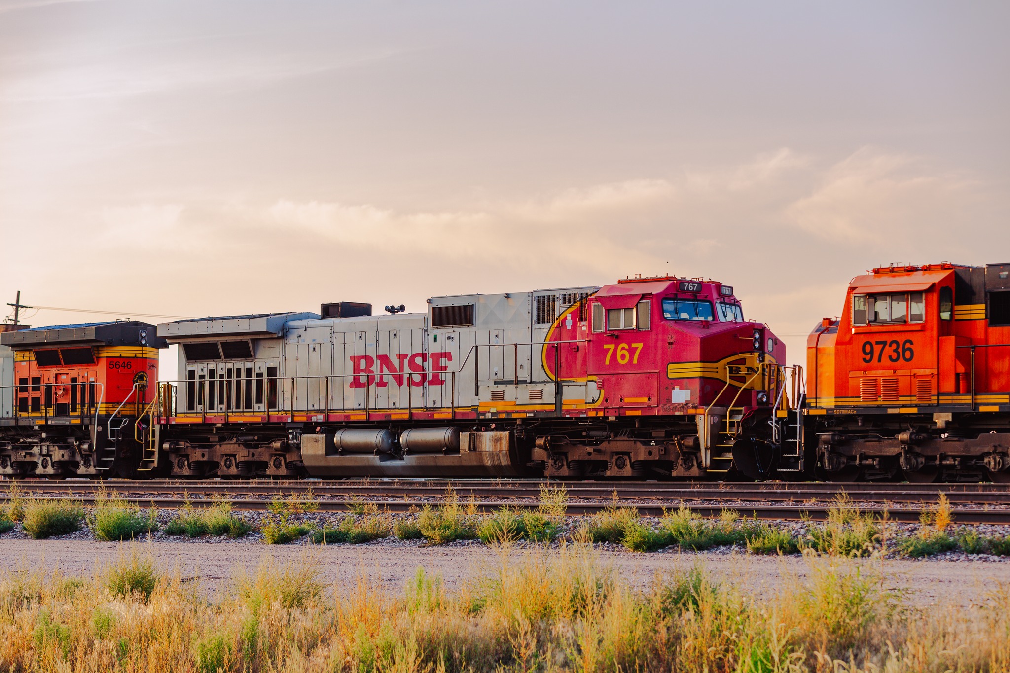 BNSF C44-9W #4729 locomotive nicknamed Frankenbonnet