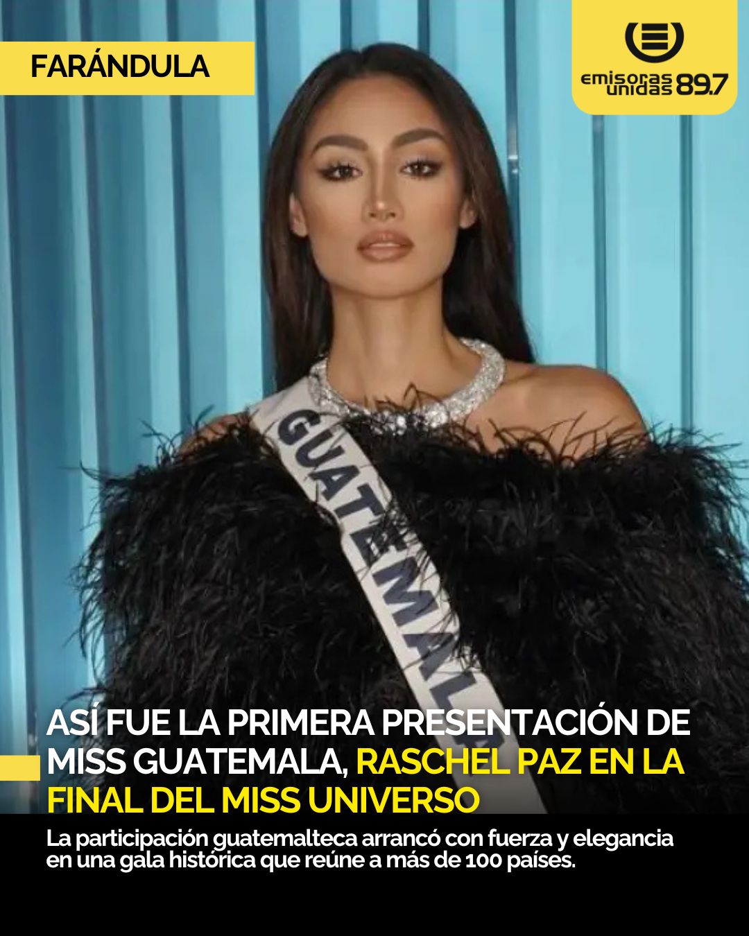 Emisoras Unidas - #MissUniverse2025 La representante de... | Facebook