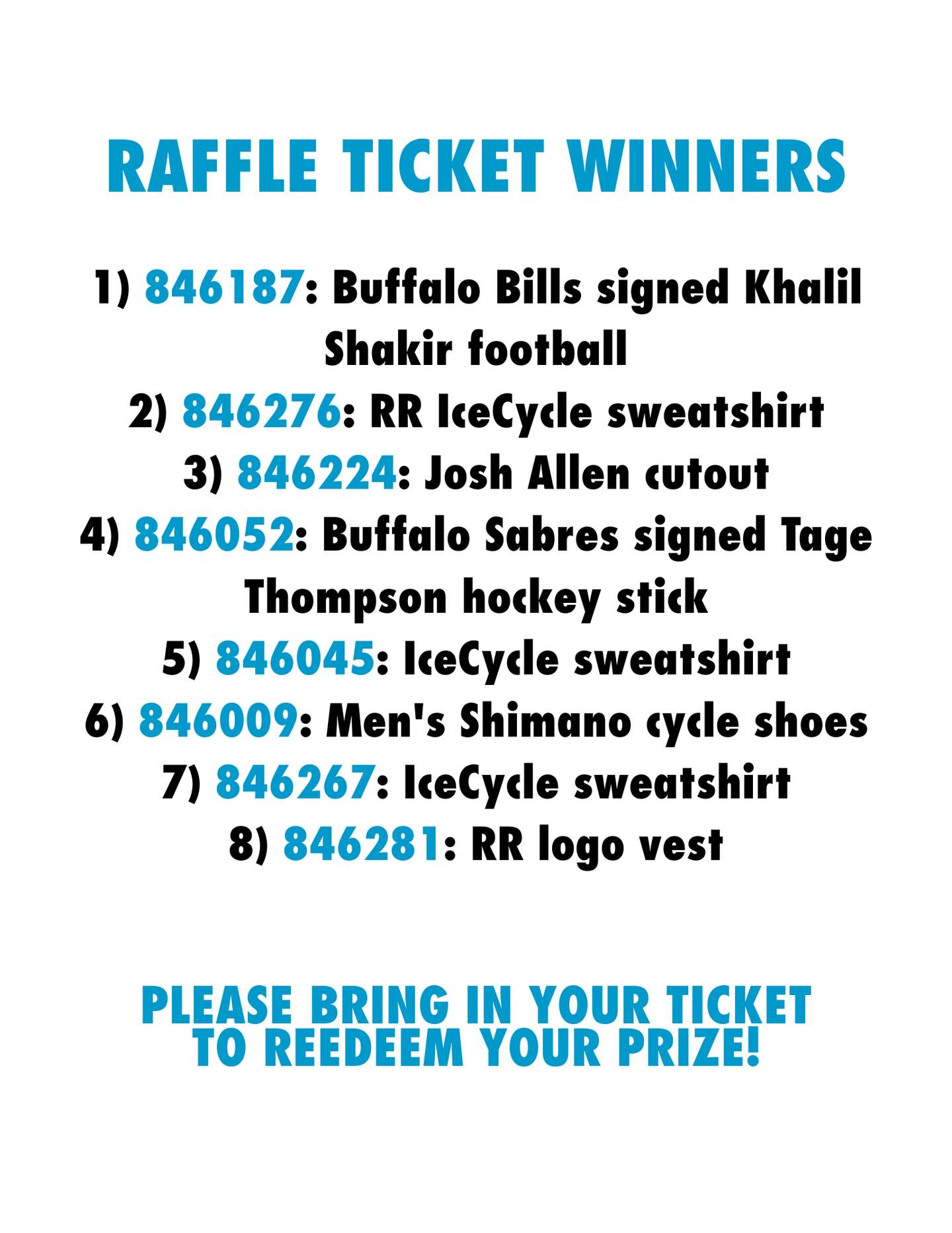 📣 RAFFLE WINNERS!... - Rebel Ride Indoor Cycling & Strength | Facebook