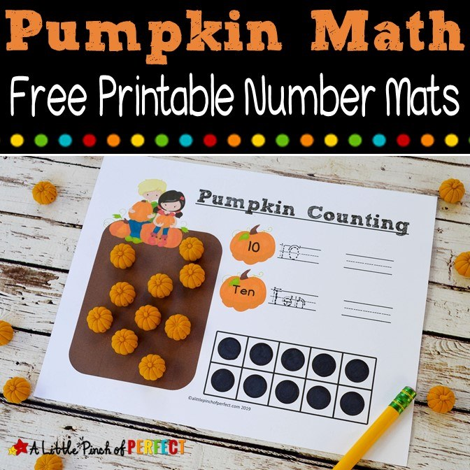 Printable Number Pumpkin Math... - A Little Pinch of Perfect