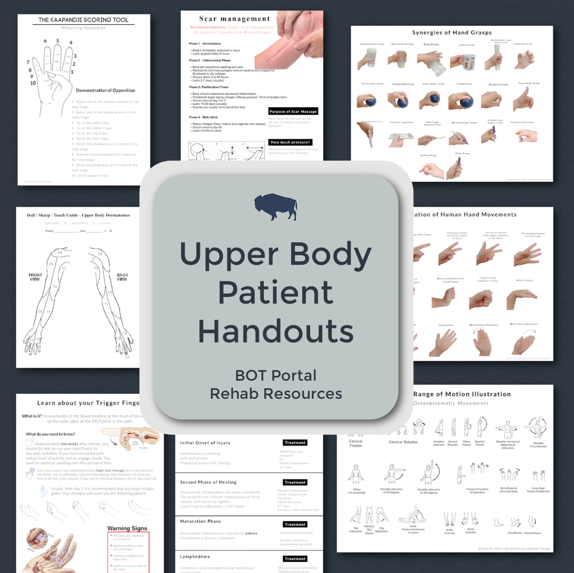 These upper body handouts... - Buffalo Occupational Therapy | Facebook