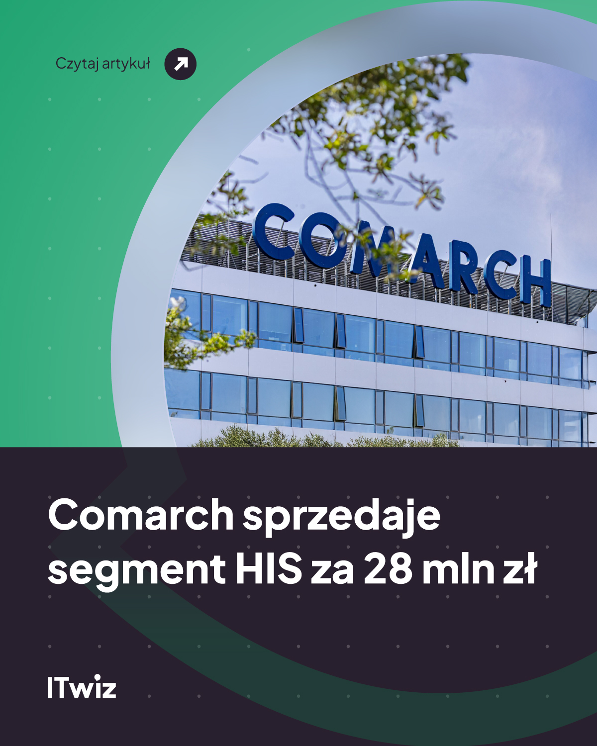 ITwiz - 🟢 Comarch sprzedaje segment HIS spółce Sygnity S.A. za 28 mln ...