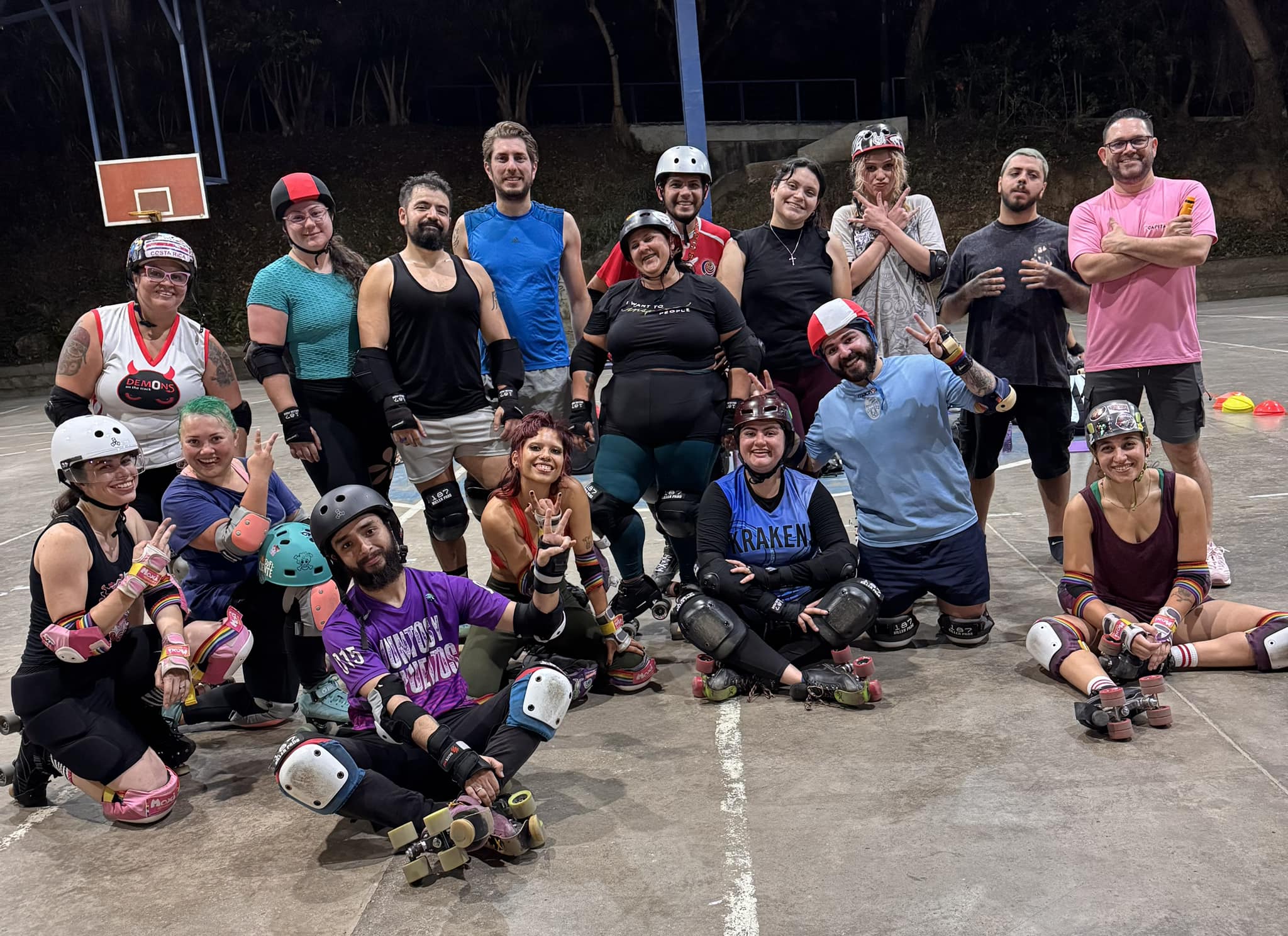 Demons on the track Roller Derby CR