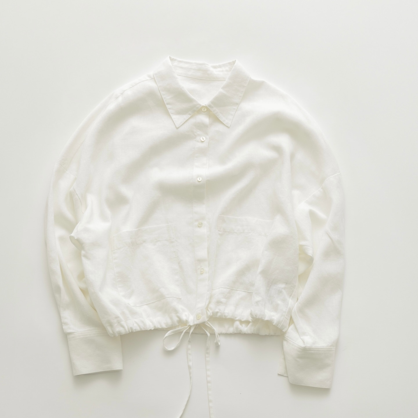 NEW URBAN RESEARCH ラミーレーヨンワイドショートシャツ RED STRIPE 