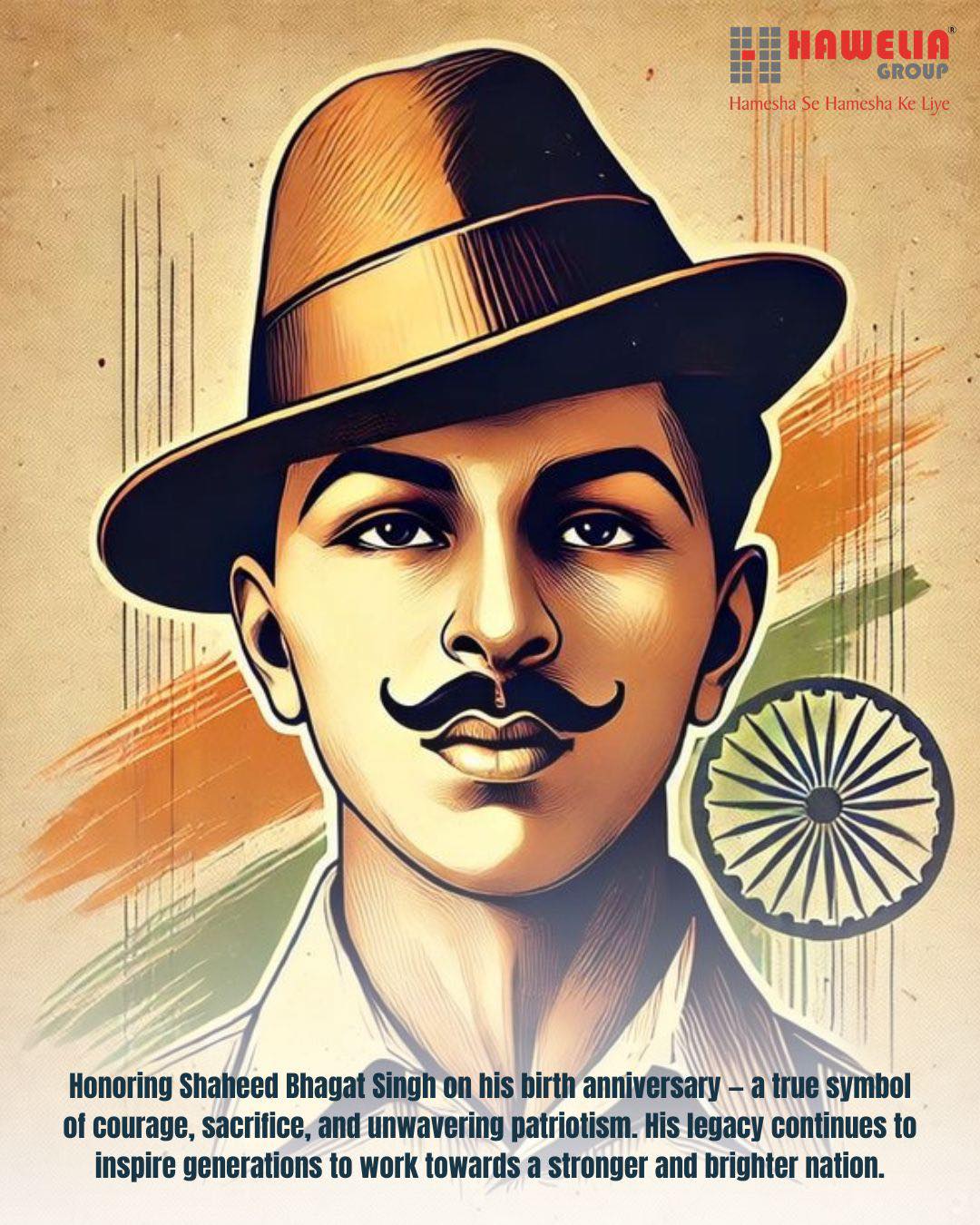 HAWELIA - Honoring the birth anniversary of Shaheed Bhagat Singh — a ...