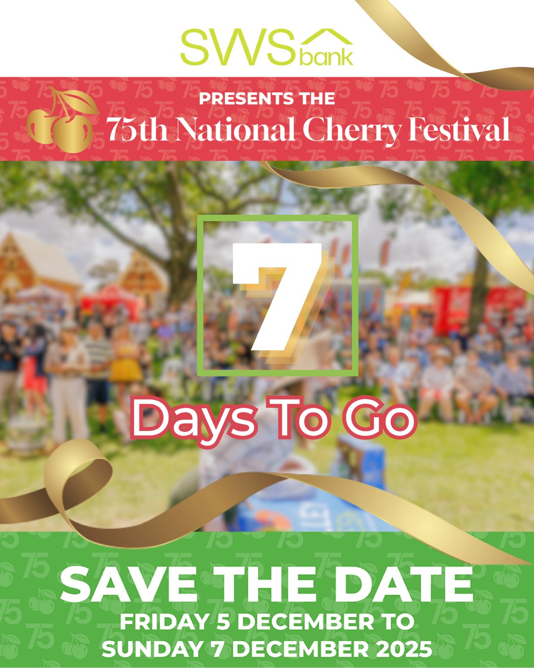 🍒 Just Less Than 7... - National Cherry Festival - Young | Facebook