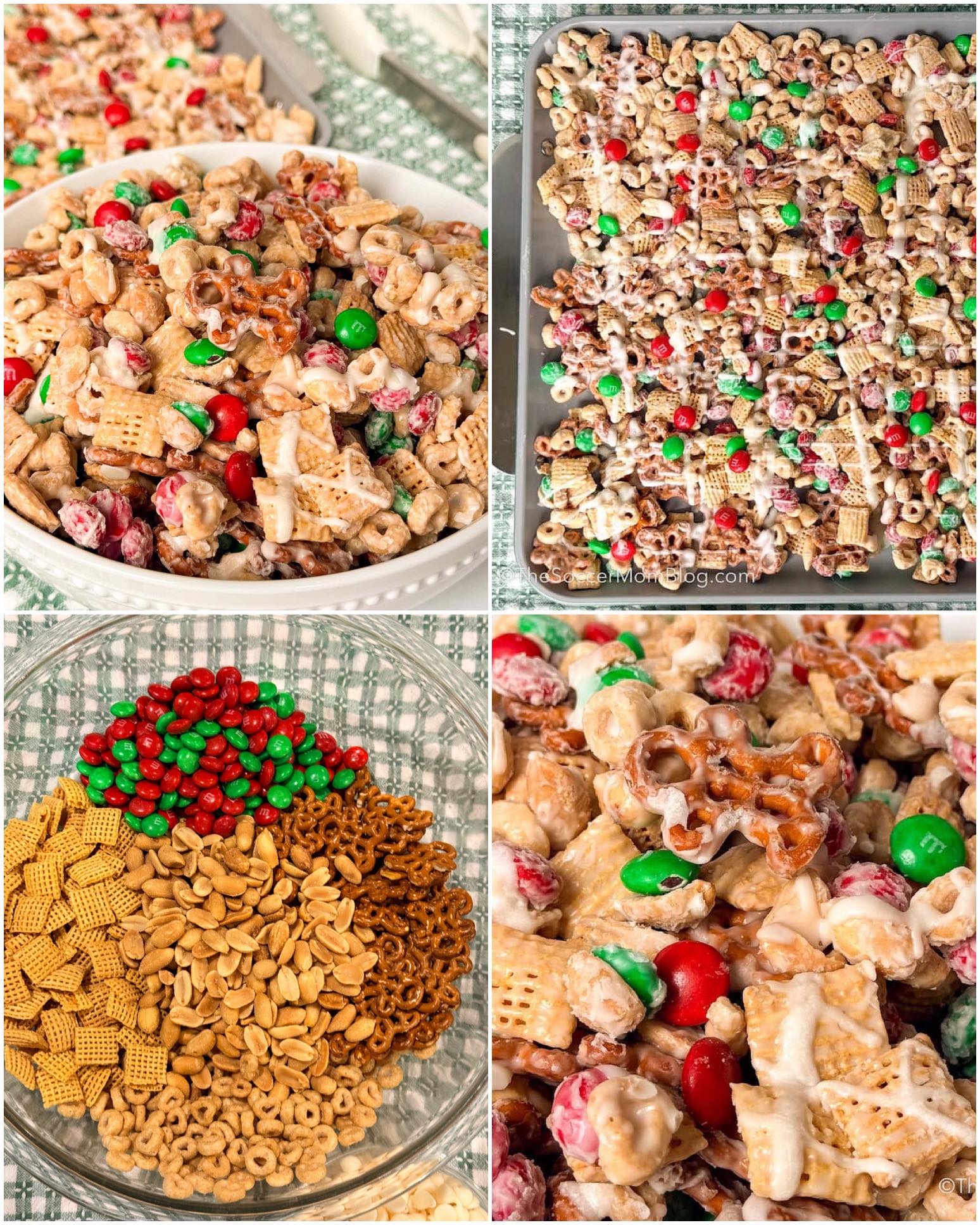 The Soccer - White Chocolate Christmas Trash — This recipe comes