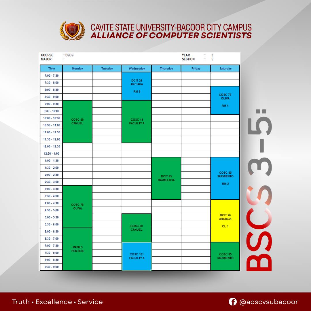 CvSU Bacoor... - CvSU Bacoor - Alliance of Computer Scientist