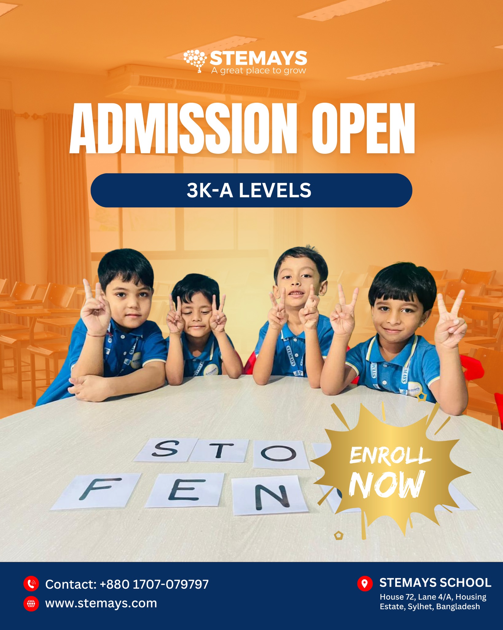 STEMAYS - 🎓 Admissions Open – 3K to A Levels 🎓 We are now... | Facebook