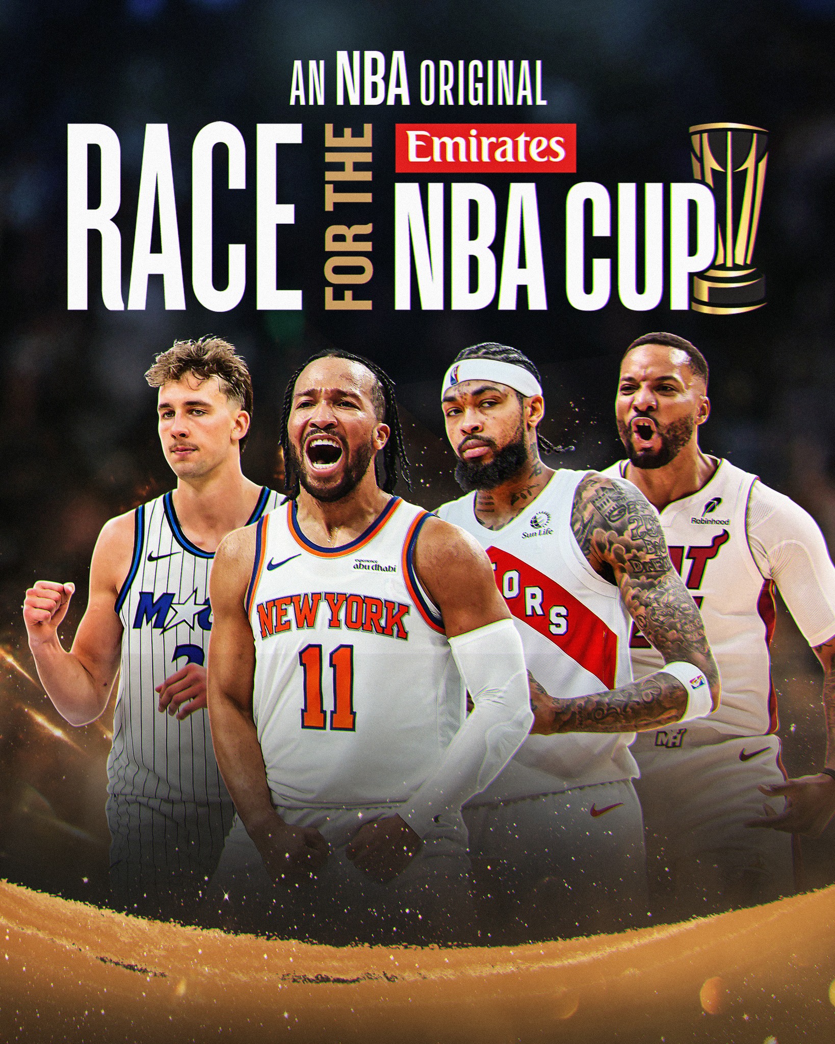 NBA - One step closer to capturing the Cup. 🏆 Go behind the scenes and ...