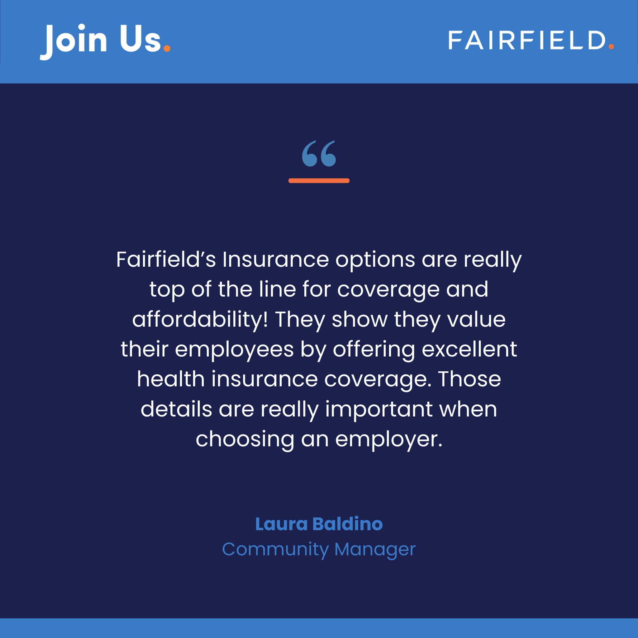 Our team says it best 💙 Now hiring... - Fairfield Residential | Facebook