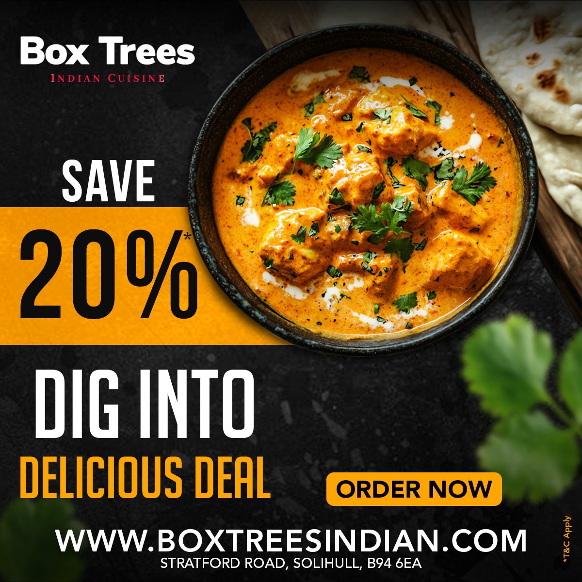 Box Trees Indian Restaurant & Takeaway | Solihull