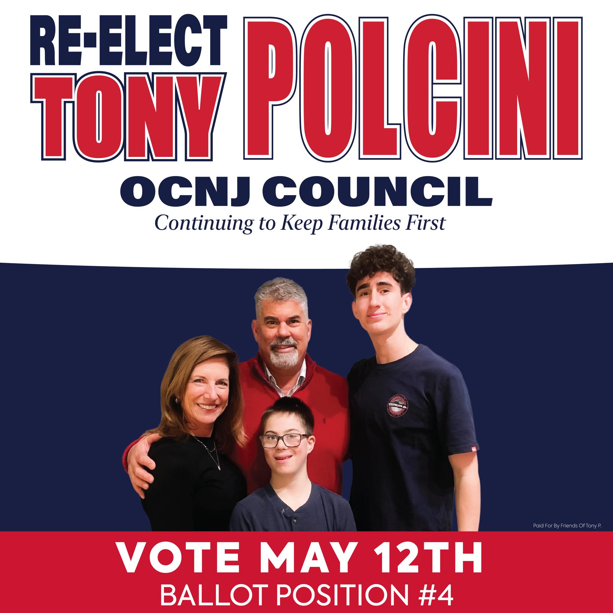 Shore - My name is Tony Polcini, and it is my honor to serve you