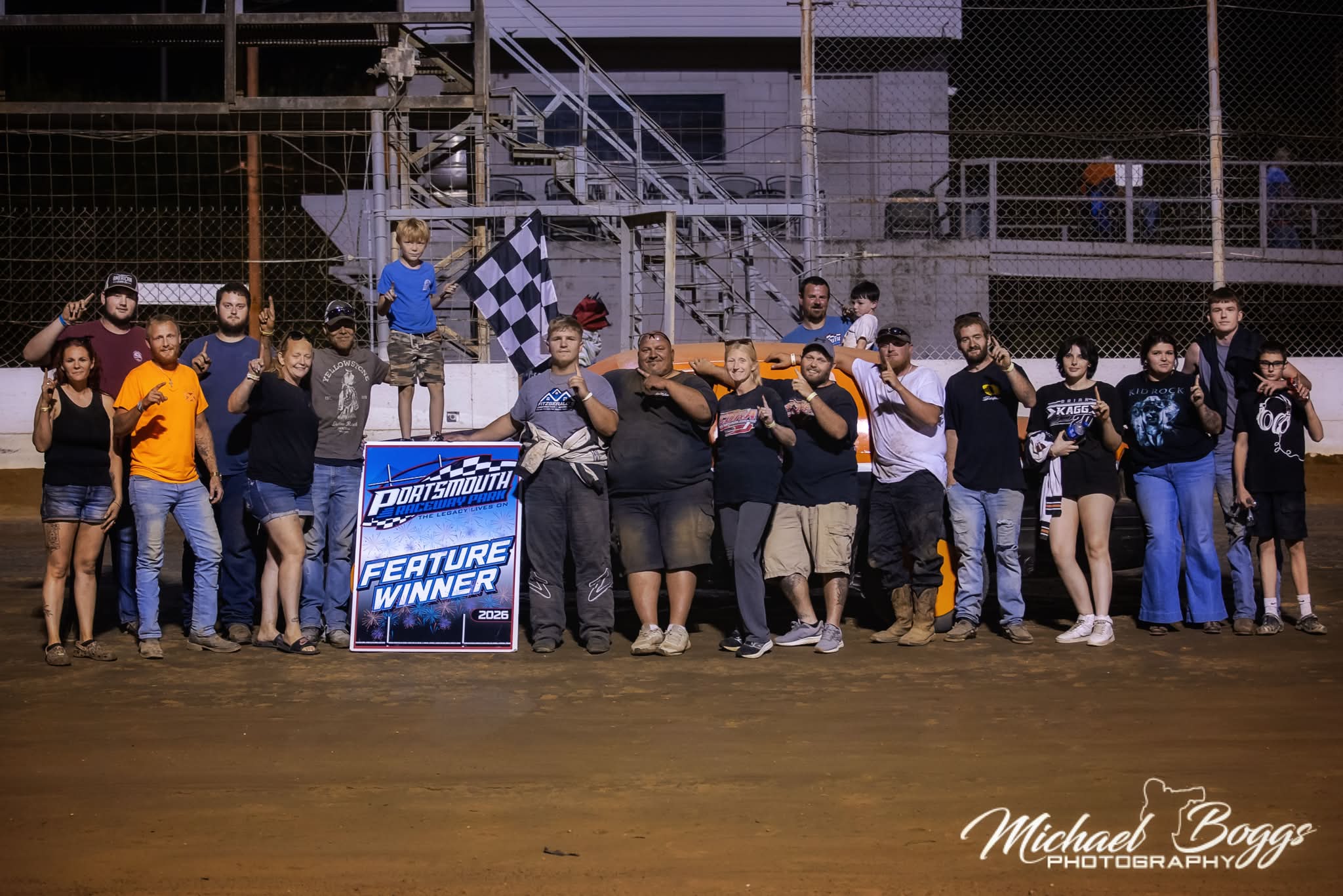 Dylan Fitzgerald is the winner at Portsmouth Raceway Park in the