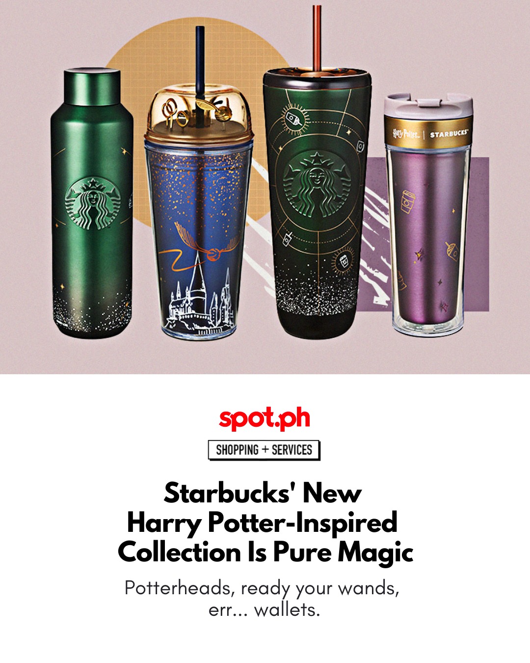 Starbucks and Harry Potter is having a magical collab through new