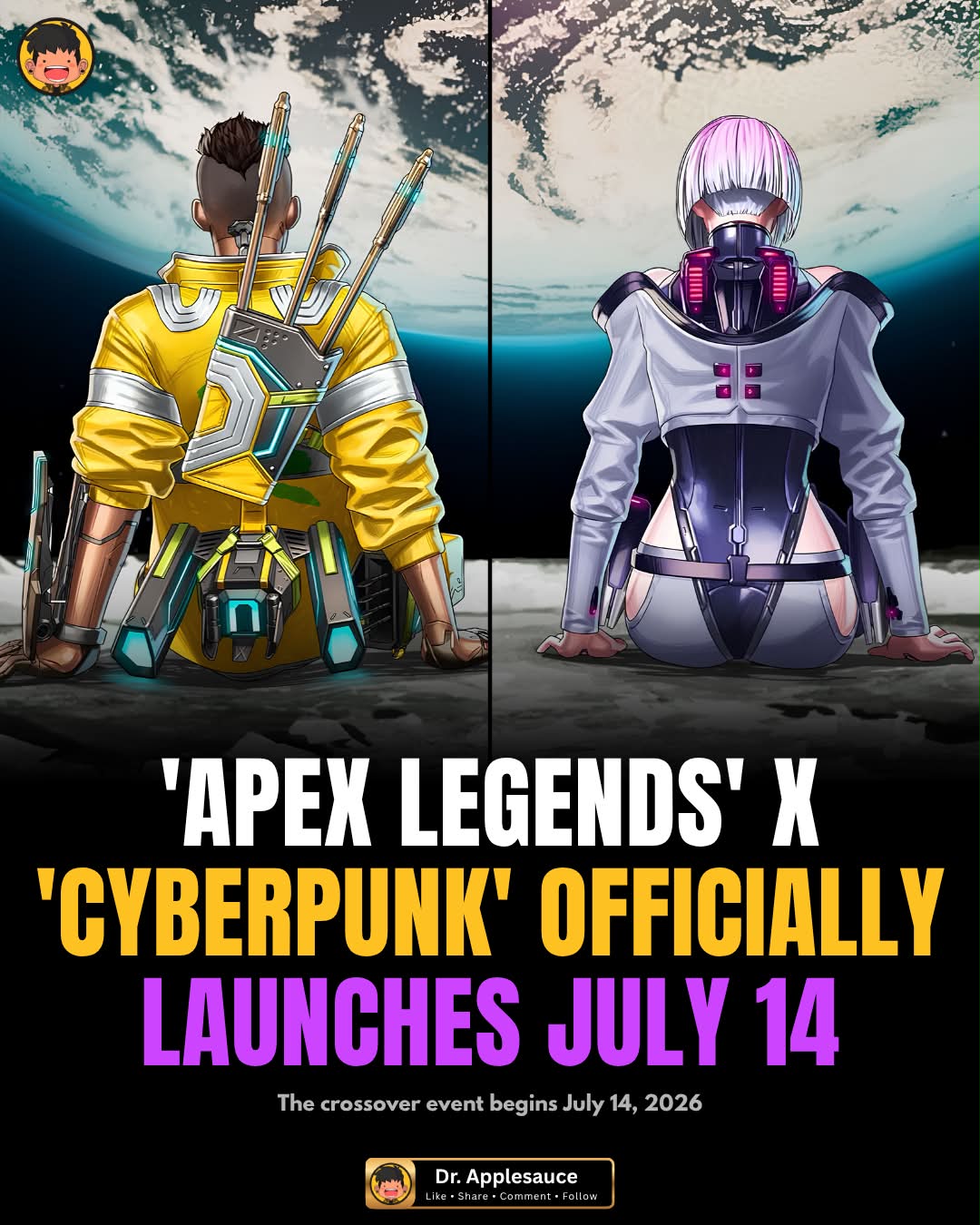 Apex Legends x Cyberpunk officially launches July 14 Apex Legends