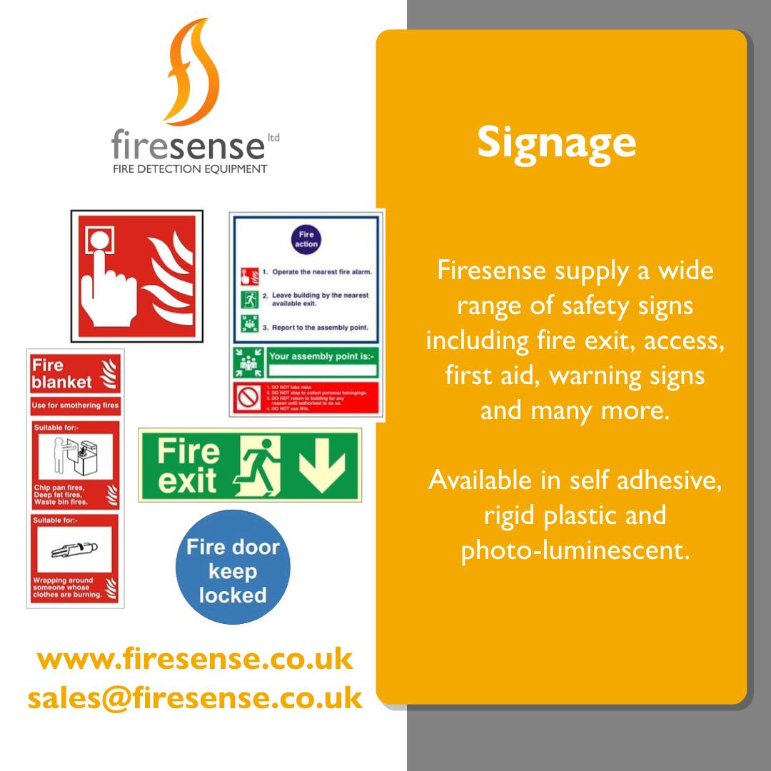 Firesense - Firesense supply a wide range of signage including fire ...